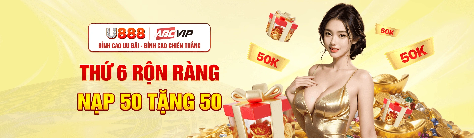 Banner ứng dụng và hướng dẫn tham gia rõ ràng U888